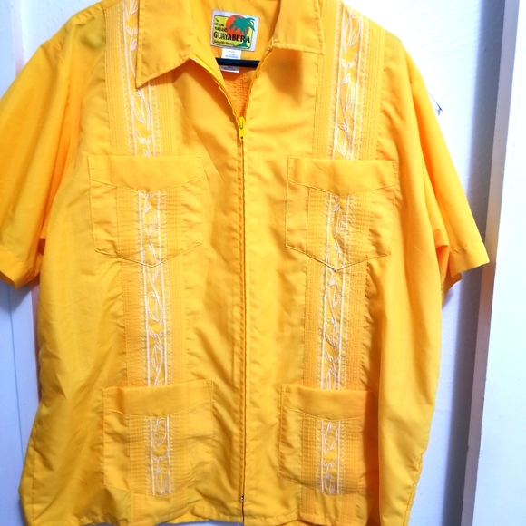 HABAND GUAYABERA ORIGINAL cigar shirt..sz L - Picture 1 of 3
